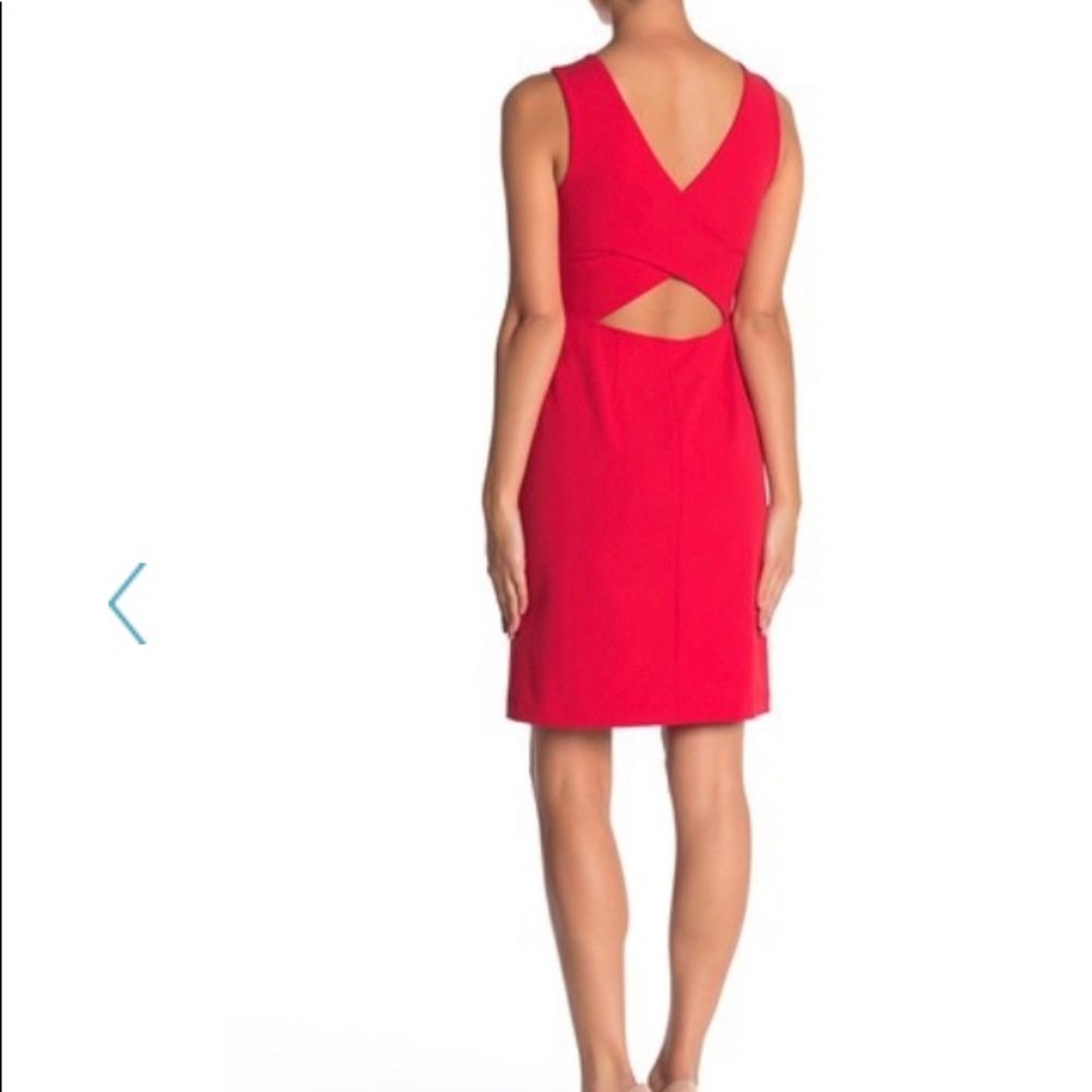 NWT Betsey Johnson Cutout Back Scuba Crepe Dress